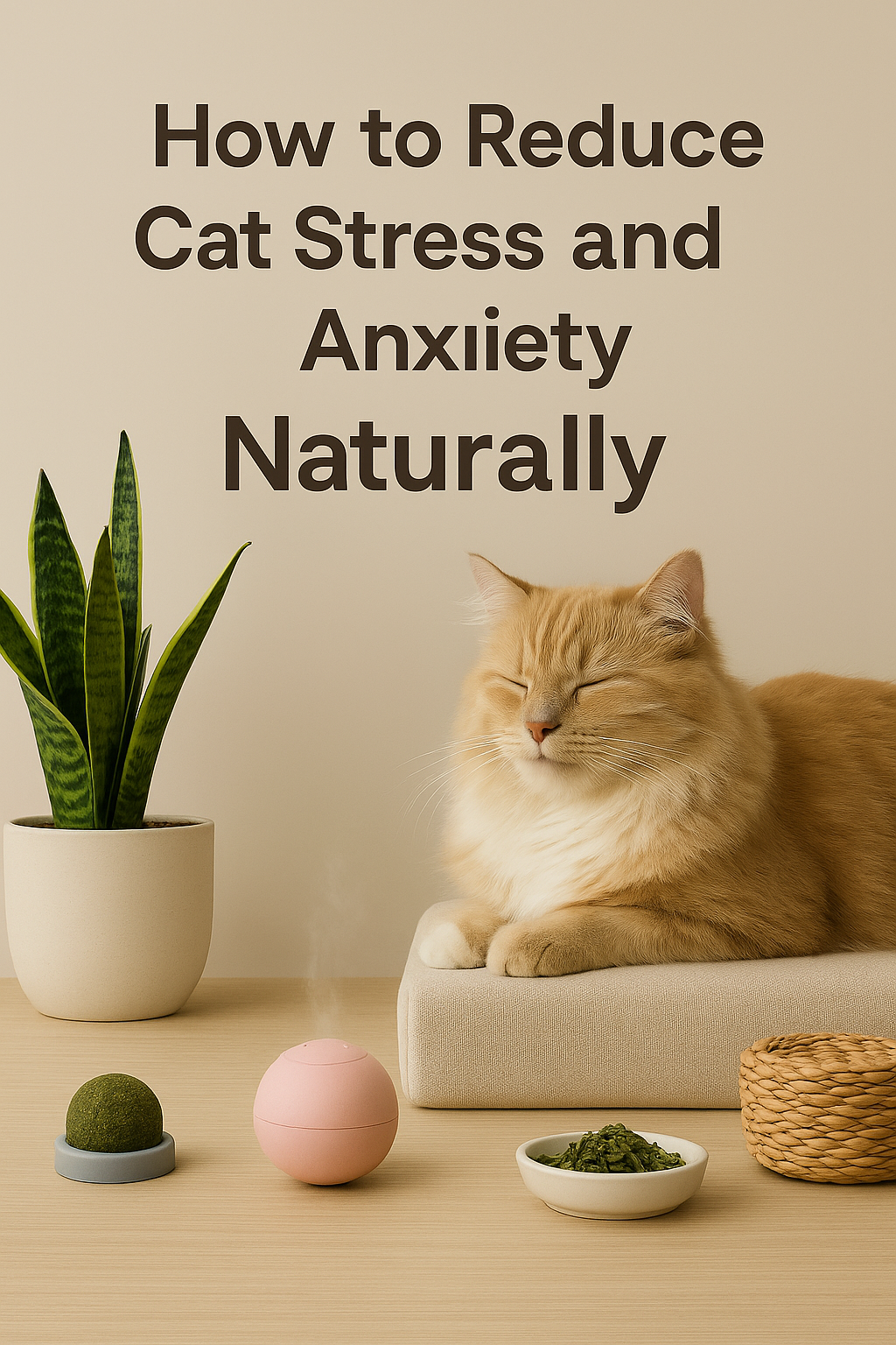 How to Reduce Cat Stress and Anxiety Naturally