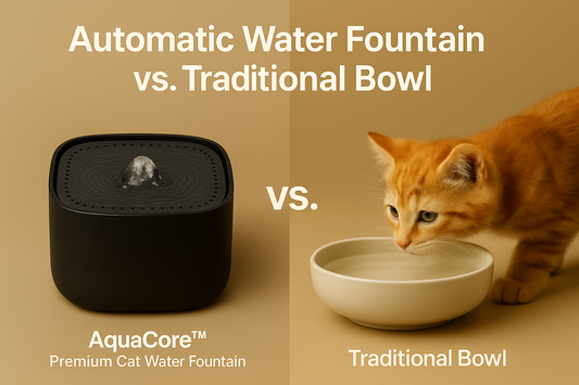 Automatic Water Fountain vs. Traditional Bowl: Discover What’s Best for Your Cat Better for Your Cat?